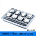 Promotional Wine Gifts Stainless Steel Whisky Ice Cubes